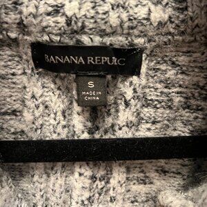 Banana Republic Marled Knit Zip-Front Sweater | Size Small